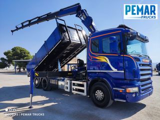 SCANIA R 420 6X2 GRUA BASCULANTE