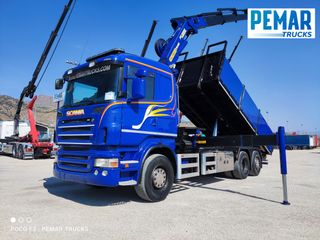 SCANIA R 420 6X2 GRUA BASCULANTE