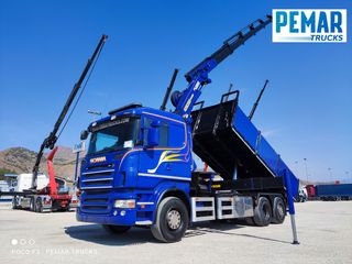 SCANIA R 420 6X2 GRUA BASCULANTE