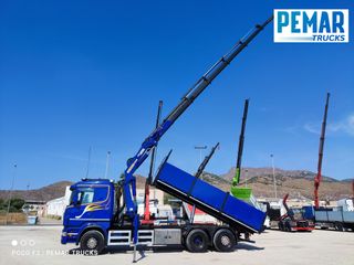 SCANIA R 420 6X2 GRUA BASCULANTE