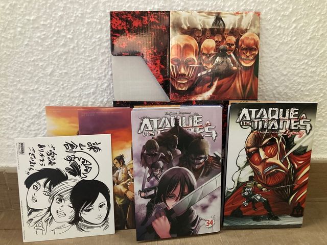 Manga Ataque a los titanes 34 especial de segunda mano por 25 EUR en El - Ataque A Los Titanes 34 Ed Especial