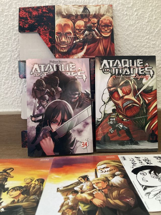 Manga Ataque a los titanes 34 especial de segunda mano por 25 EUR en El - Ataque A Los Titanes 34 Ed Especial