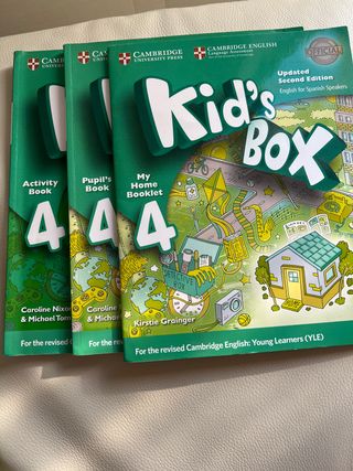 Libros de academia de inglés Kids Box 4