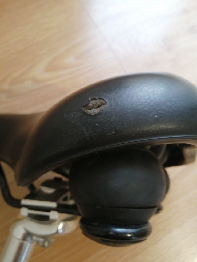 sillín bicicleta con tija