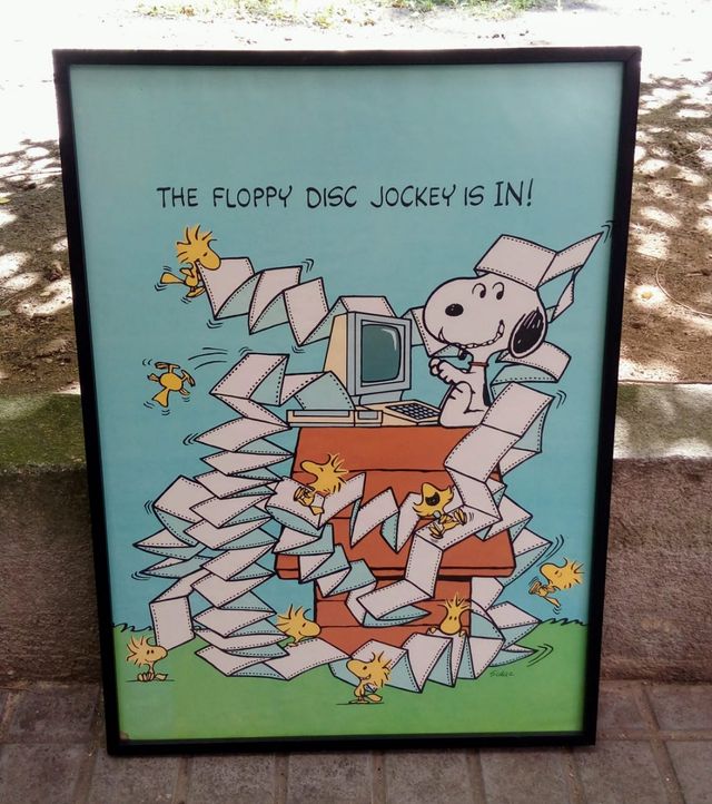 Pòster Snoopy vintage