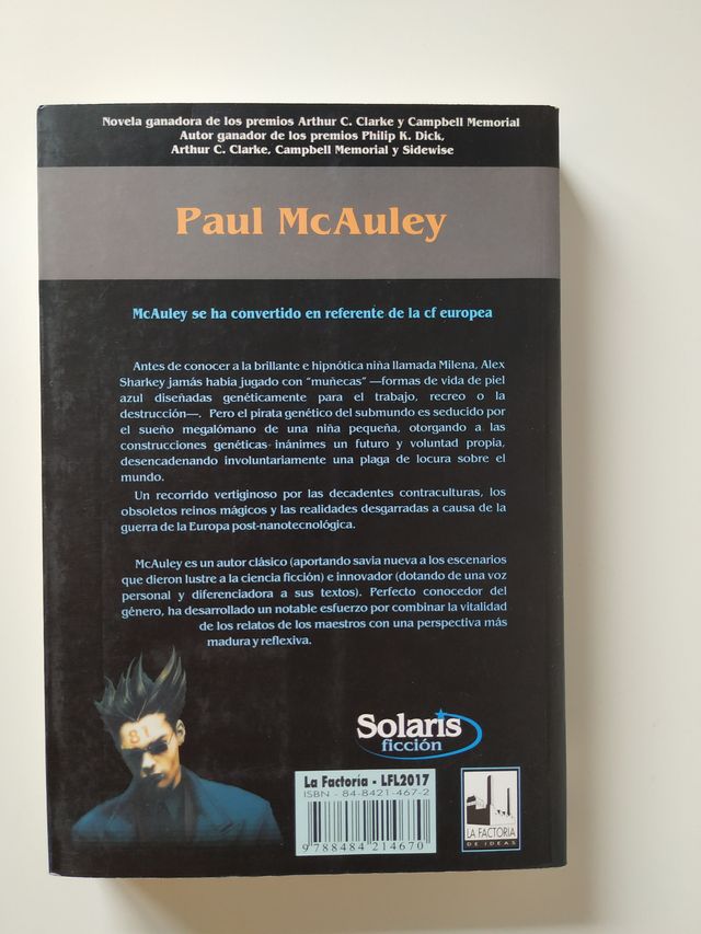 Libro El beso de Milena (Fairyland), de P. McAuley
