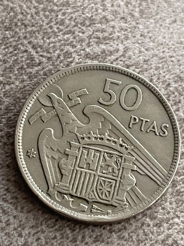 Moneda 50 ptas 1957