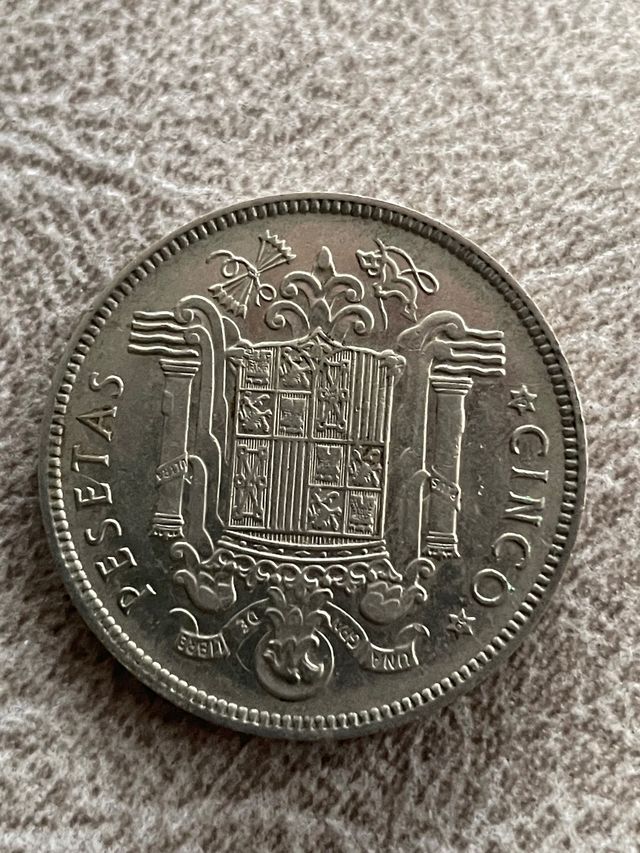 Moneda 5 pesetas 1949
