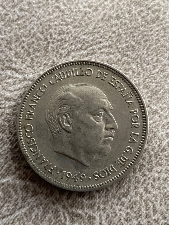 Moneda 5 pesetas 1949