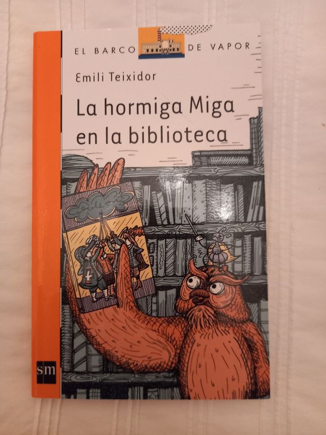 LIBRO LA HORMIGA MIGA EN LA BIBLIOTECA