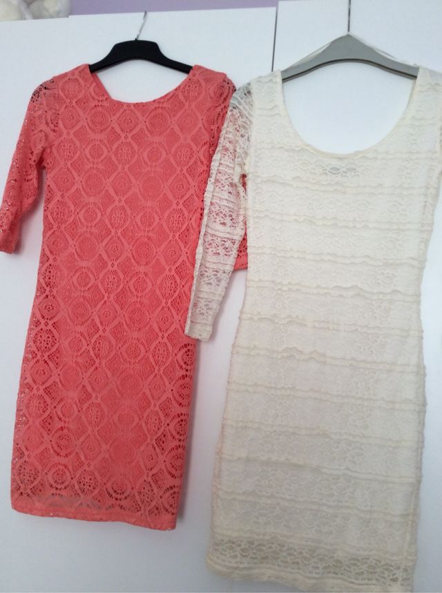 Lote dos vestidos blonda