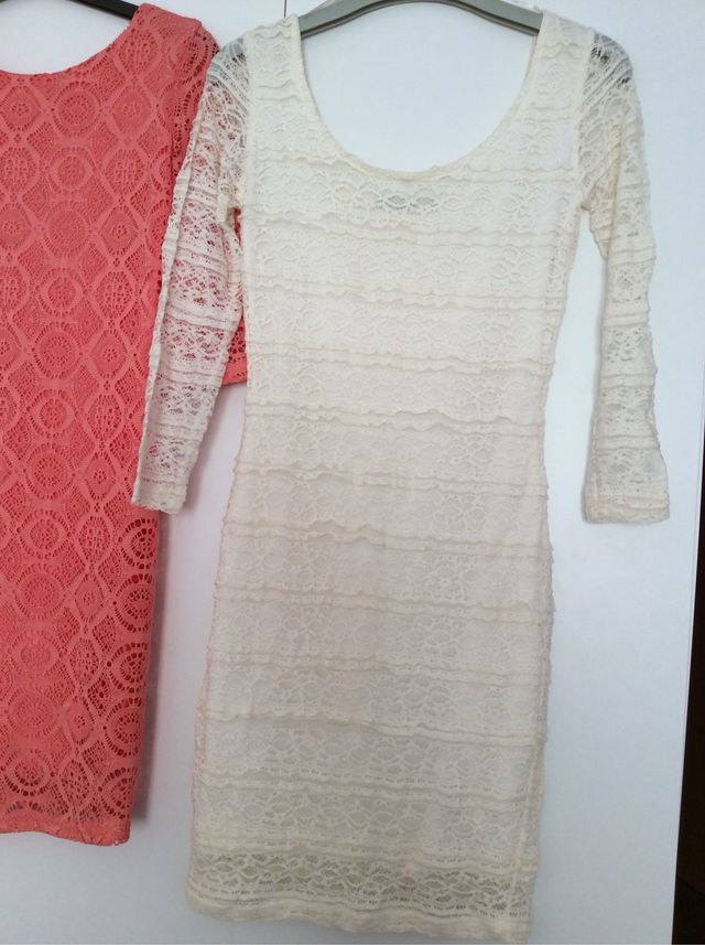 Lote dos vestidos blonda