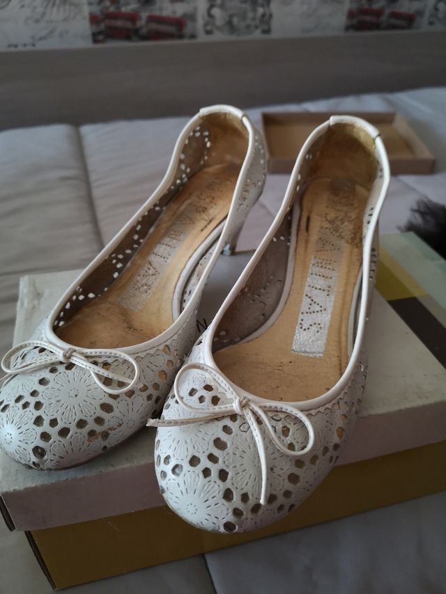 zapatos blancos n. 37