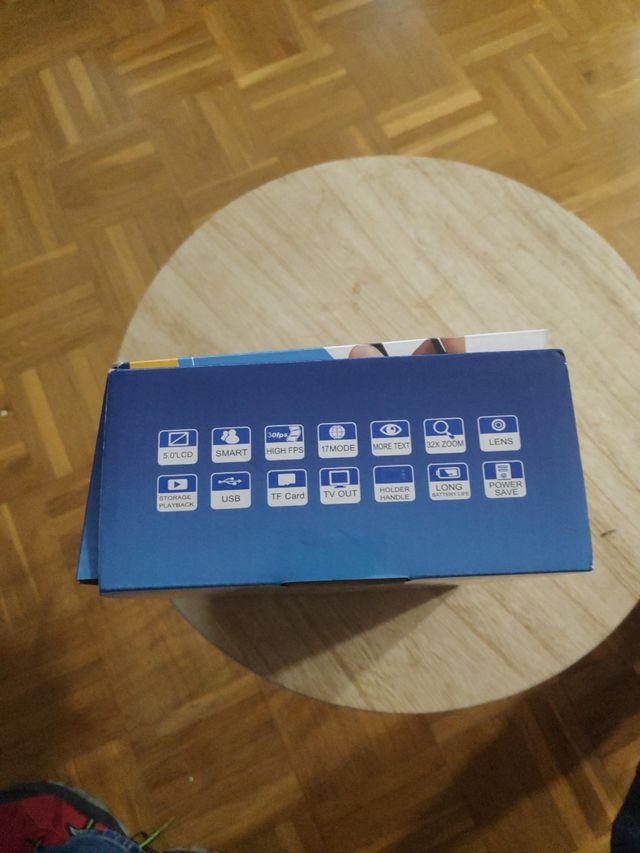 lupa digital de 5 polegadas e lupa de vidro