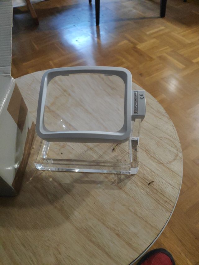 lupa digital de 5 polegadas e lupa de vidro