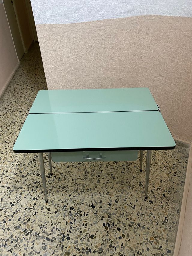 Mesa rustico cocina plegable Años 50,60,70