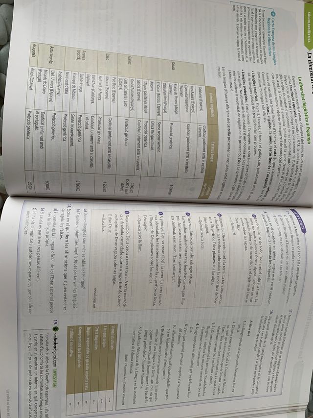 Llengua i literatura SM 1 Bachillerat arrels sava