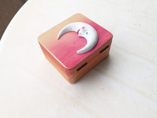 Joyero Organizador Caja madera espejo