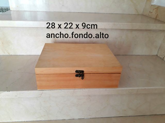 Joyero Organizador Caja madera espejo