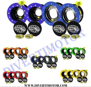 PACK LLANTAS GPS CON AROS POLY