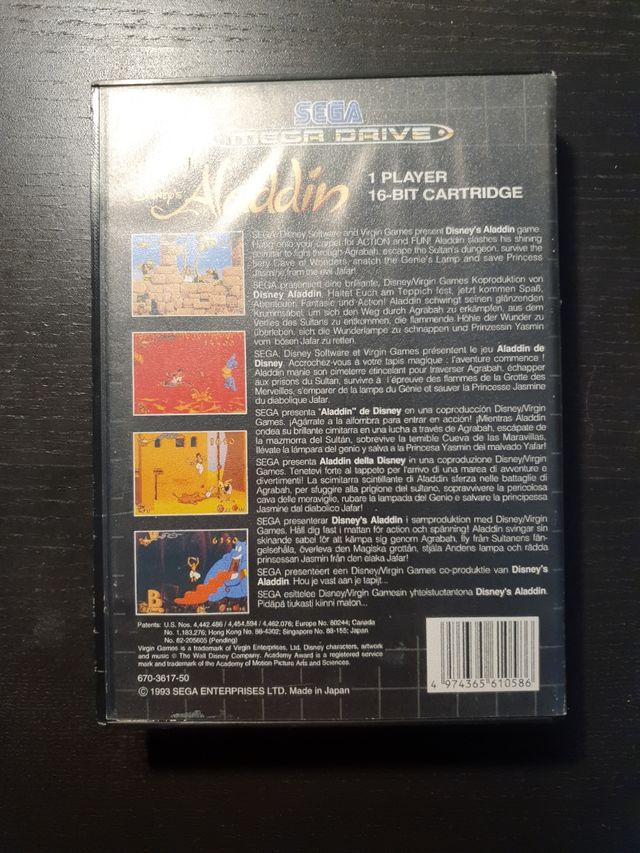 Aladdin Megadrive