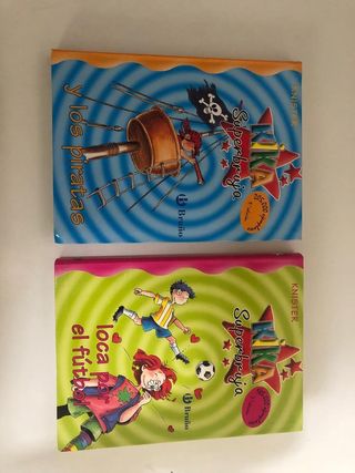 2 libros de Kika Superbruja