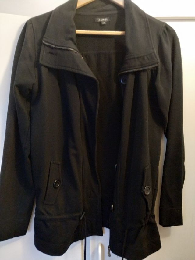 Chaqueta entretiempo negra