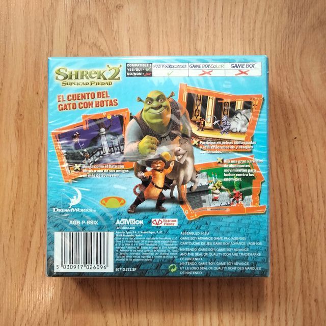 PRECINTADO Shrek 2 Gameboy advance