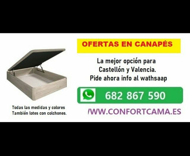 Canapé abatible 90 105 135  150 (VER FOTOS)