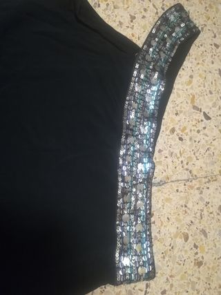 Top negro de un tirante Karen Millen