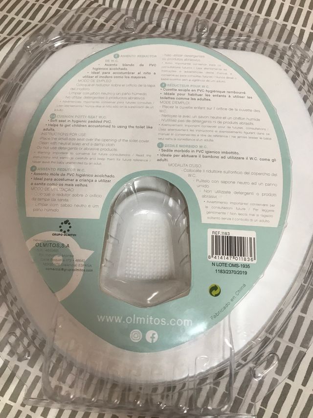 Asiento reductor para el baño/wc. Olmitos