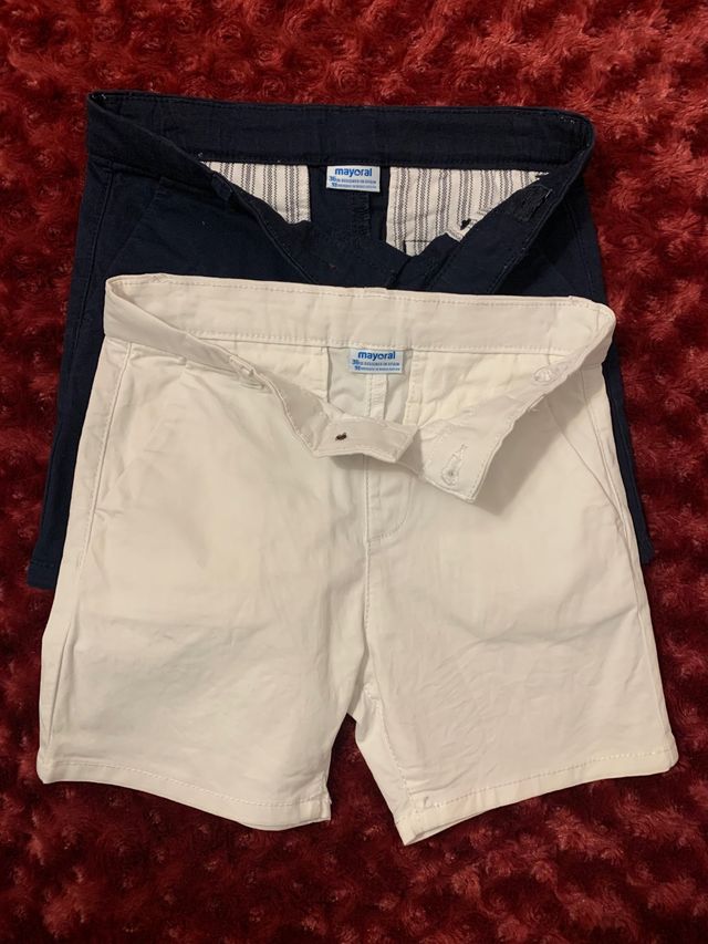 2 Pantalones corto niño Mayoral 98cm
