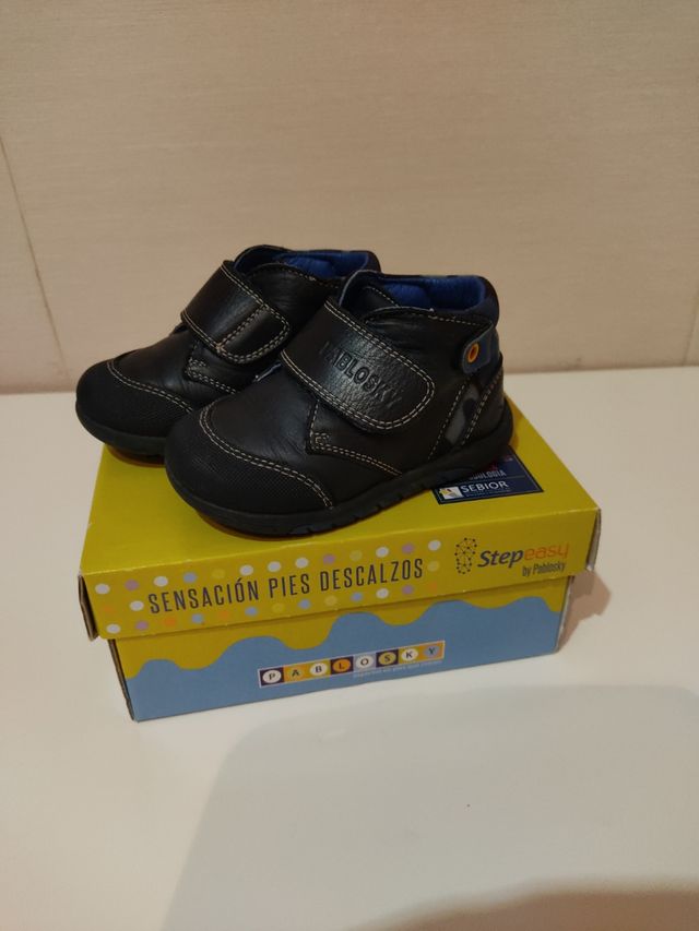 Botitas Zapatos Pablosky barefoot bebé seminuevas