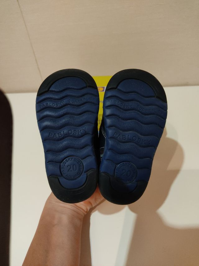 Botitas Zapatos Pablosky barefoot bebé seminuevas