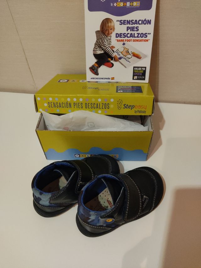 Botitas Zapatos Pablosky barefoot bebé seminuevas