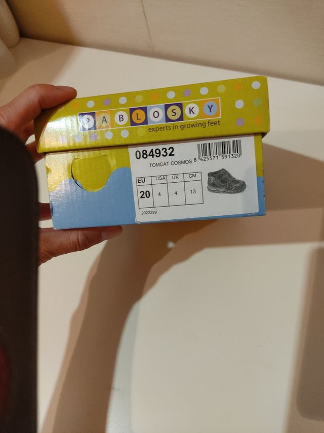 Botitas Zapatos Pablosky barefoot bebé seminuevas