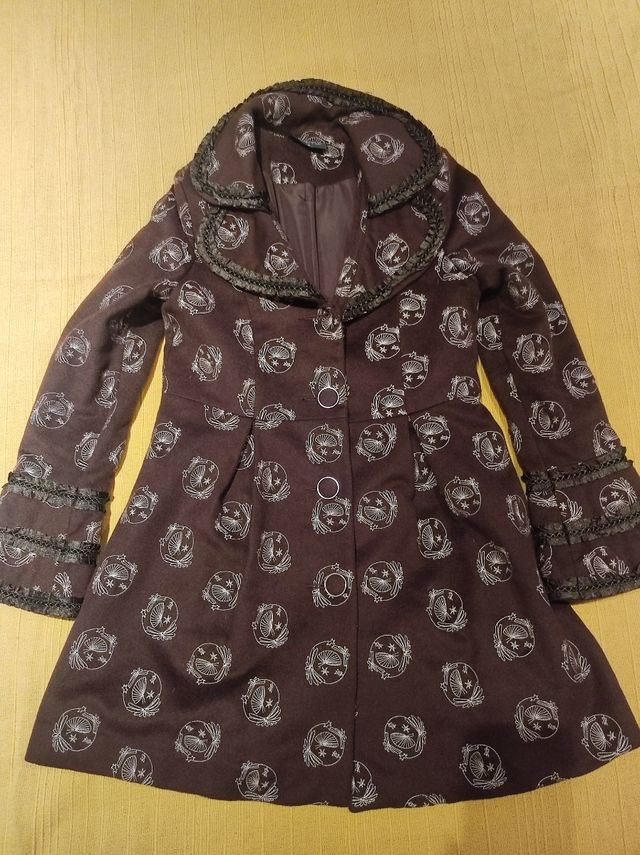 abrigo 95% lana marca Poems