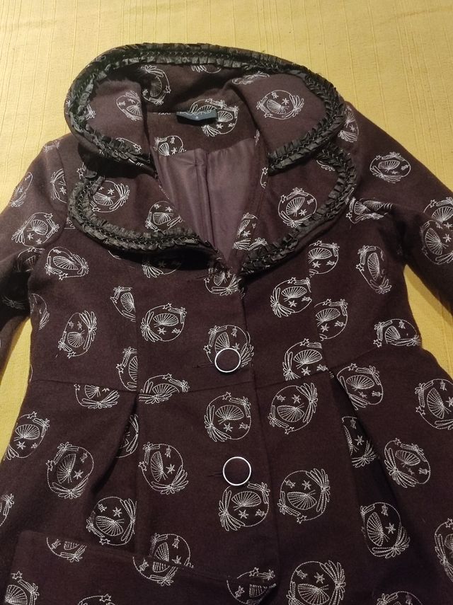 abrigo 95% lana marca Poems