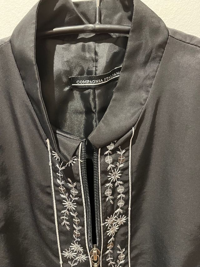 Chaleco negro talla 38