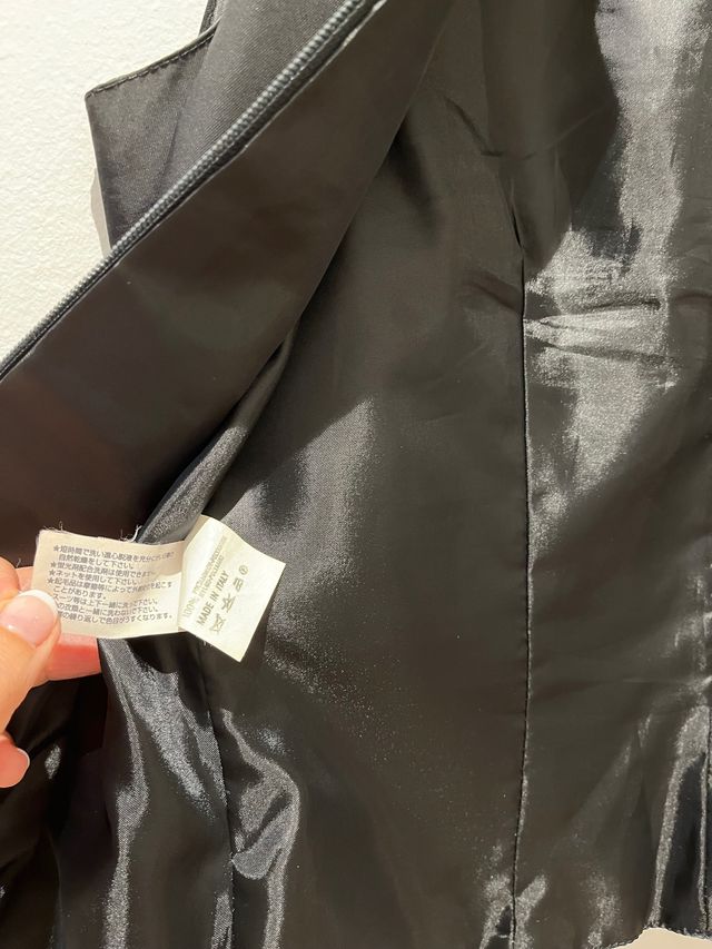 Chaleco negro talla 38