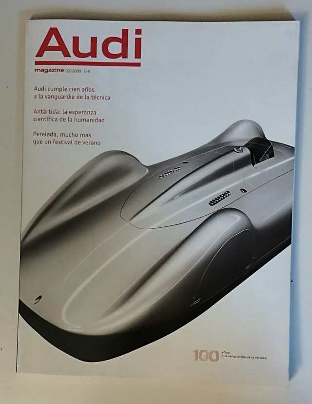 Lote de 3 Revistas Audi Magazine de 2009