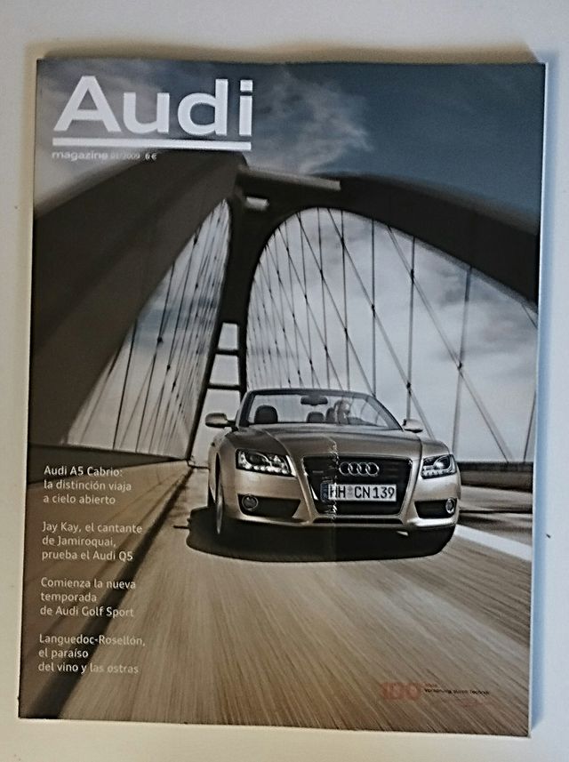 Lote de 3 Revistas Audi Magazine de 2009
