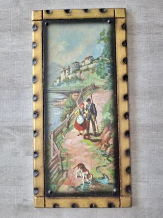 Cuadros en madera antiguos