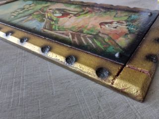 Cuadros en madera antiguos