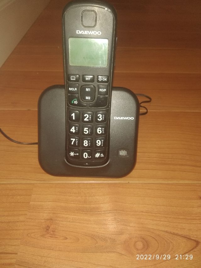 Teléfono inalámbrico nuevo Daewoo Mod. DTD