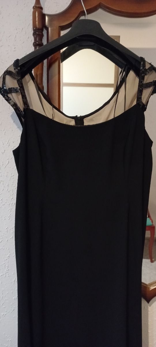 vestido fiesta negro