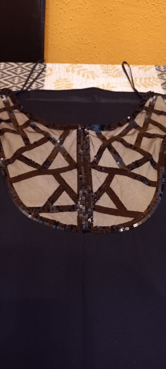 vestido fiesta negro