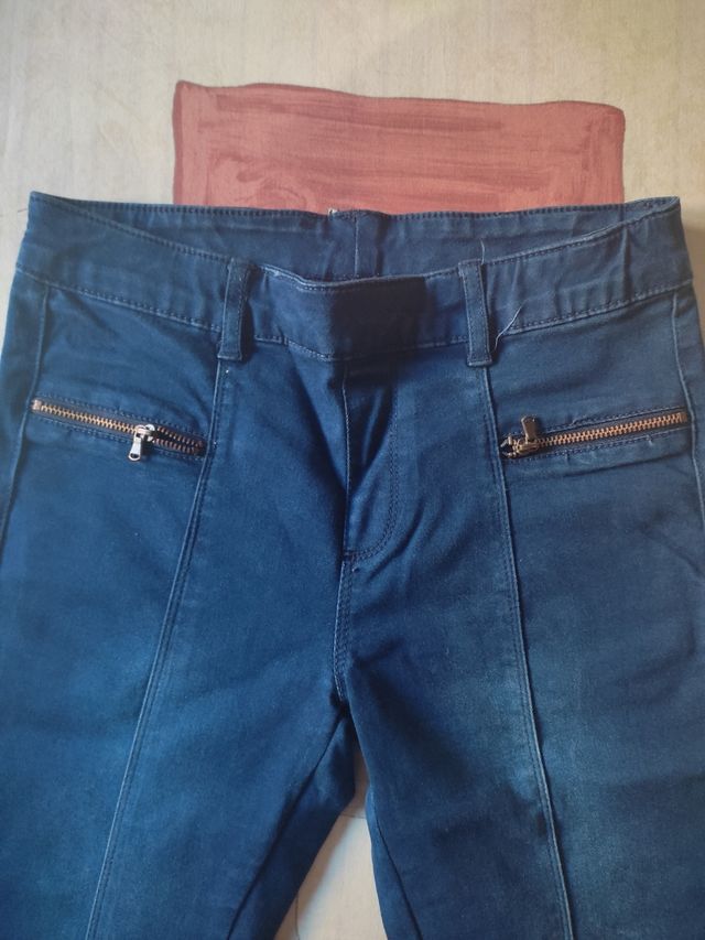pantalón vaquero pitillo niña Zara talla 11