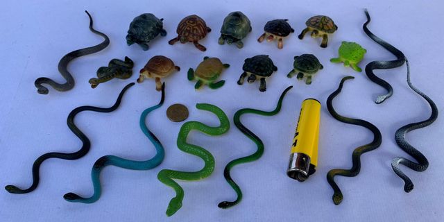 Muñecos Pequeños Animales Goma juguete niño