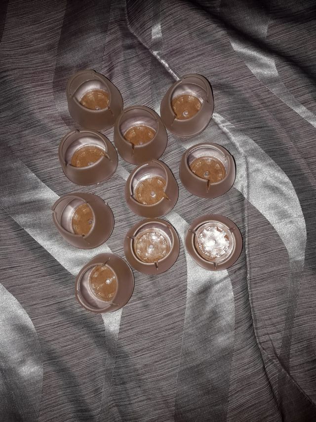 Gommini per sedie n.10 in silicone rotondi